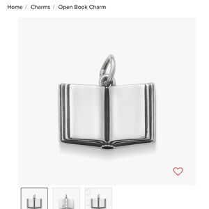 James Avery Open Book charm